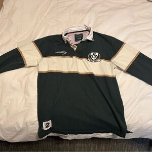 Lansdowne Green and Cream Rugby Shirt